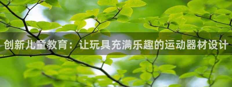 凯捷体育娱乐40996:创新儿童教育:让玩具充满乐趣的运动器
